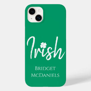 Coque Case-Mate iPhone Jour de la Saint Patrick de trèfle vert irlandais