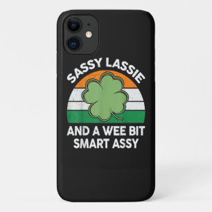 Case-Mate iPhone Case Jour de la Saint-Patrick Sassy Lassie Drôle Shamro