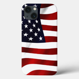 Etui iPhone 13 Jour de l'indépendance patriotique du drapeau amér