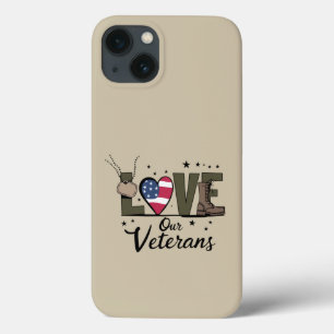 Case-Mate iPhone Case Jour de nos vétérans Fiers vétérans militaires Jou