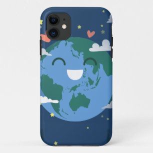 Coques Pour iPhone jour des terres mignon