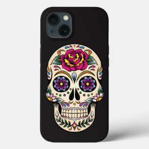 Case-Mate iPhone Case Jour du crâne de sucre mort avec Rose
