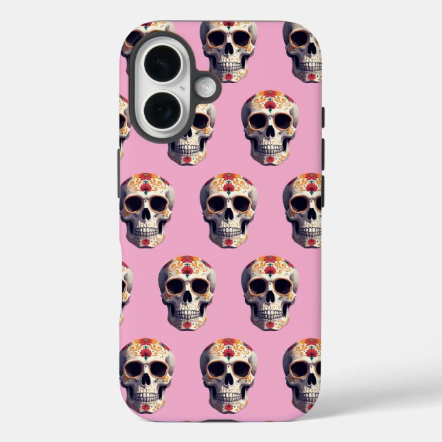 Coques Case-Mate iPhone Jour du crâne mort 2 (Verso)