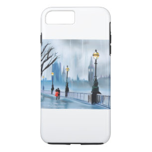 Coque Case-Mate Pour iPhone Jour pluvieux dans la peinture de Londres la