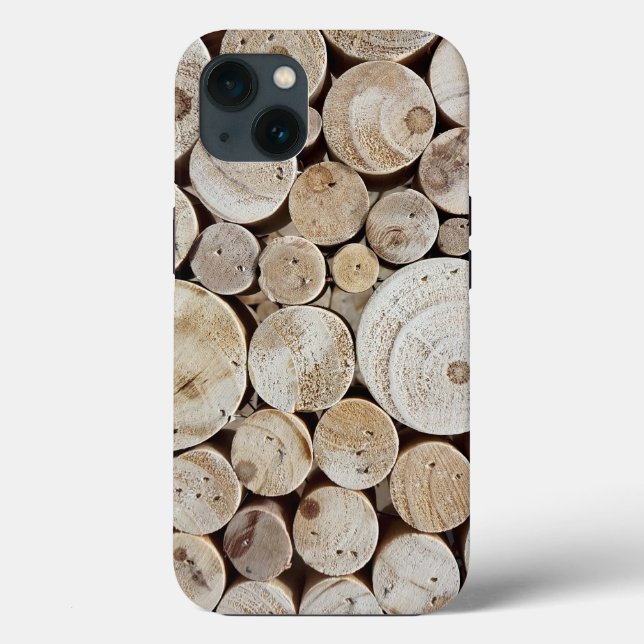 Coques Case-Mate iPhone Journaux en bois (Verso)