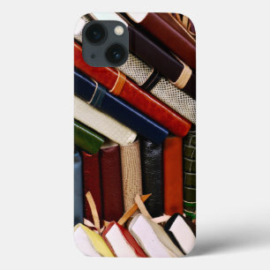 Etui iPhone 13 Journaux liés au cuir