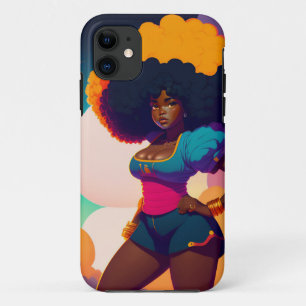 Case-Mate iPhone Case Journée internationale de la femme Afro Sassy Blac