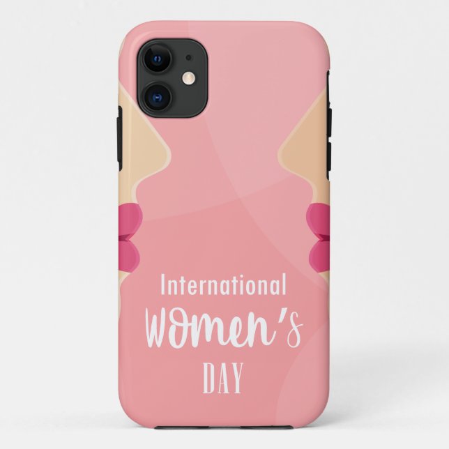 Coques Case-Mate iPhone journée internationale des femmes rose (Dos)