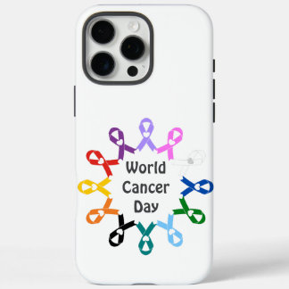 Coque iPhone 16 Pro Max Journée mondiale du cancer du sein poumon Colon Li