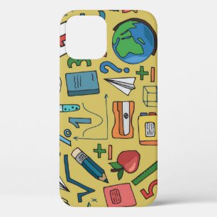 Case-Mate iPhone Case Jours scolaires : Motif des fournitures Vintages