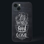 Case-Mate iPhone Case Joy to the World Chalkboard Noël chrétien<br><div class="desc">Chaque fois que je chante ce carol de Noël, la partie "Joy to the World... " est toujours tellement amusante. Il sort en pleine force et avec... Joie. C'est ce qui a inspiré cette merveilleuse oeuvre calligraphique de l'artiste de lettrage professionnel Ivan Angelic. Si moderne, si à la mode et...</div>