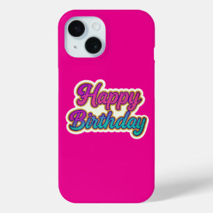 Coque Case-Mate iPhone Joyeuse conception de typographie d'anniversaire e