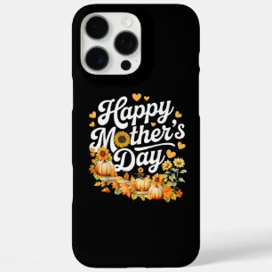 Coque iPhone 16 Pro Max Joyeuse fête des mères drôle et mignonne florale p