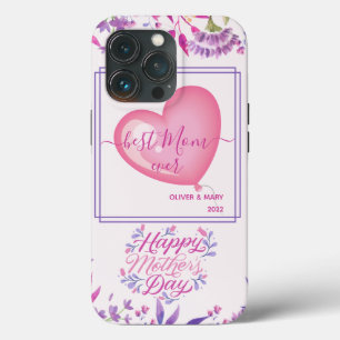 Case-Mate iPhone Case Joyeuse fête des mères mignonne aquarelle florale