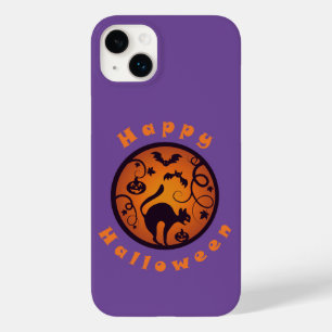 Coque Case-Mate iPhone Joyeuse lanterne d'Halloween araignées et chauves-