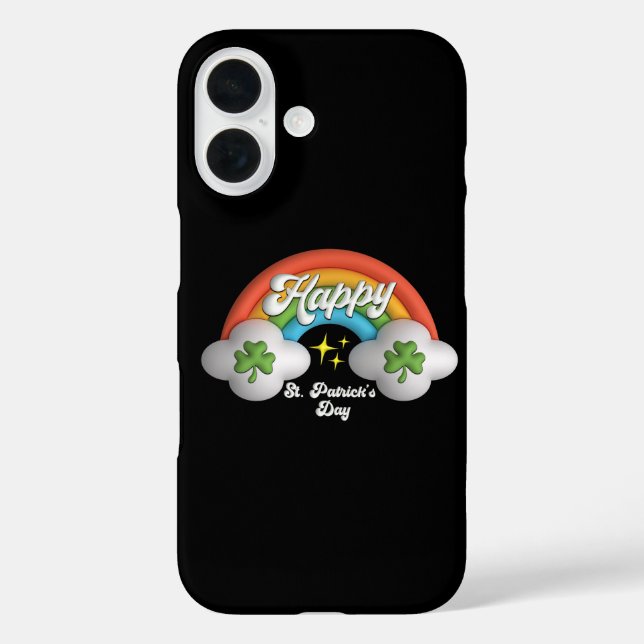 Coques Case-Mate iPhone Joyeuse Saint Patrick Cute Arc-en-ciel (Verso)