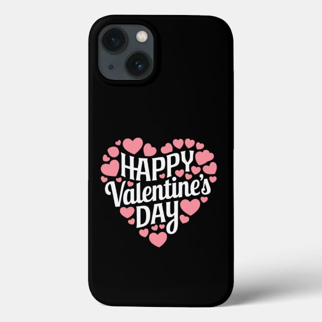 Coques Case-Mate iPhone Joyeuse Saint Valentin drôle cœur d'amour de la Sa (Verso)