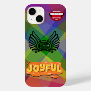 Coque Case-Mate iPhone Joyeuses lèvres et ailes Artistique