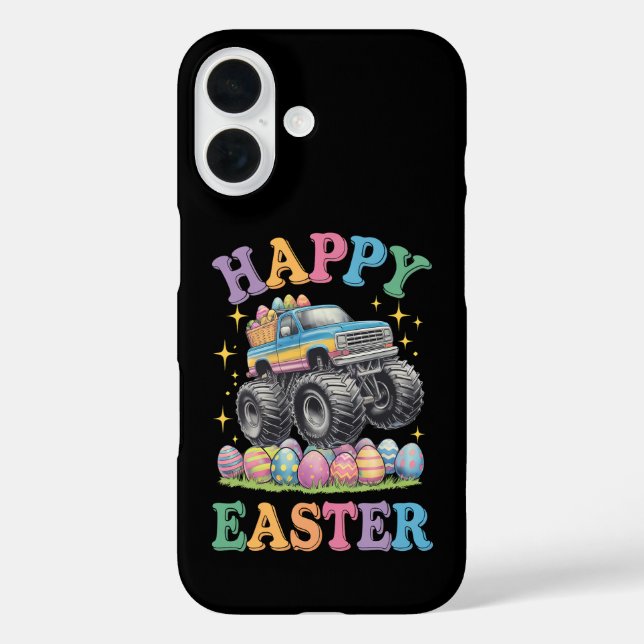 Coques Case-Mate iPhone Joyeuses Pâques Drôle de Monster Truck Écrase des  (Verso)