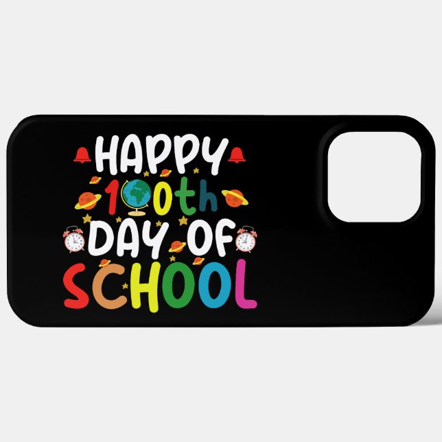 Coques Case-Mate iPhone Joyeux 100e jour d'école enseignant élève (Verso (horizontal))
