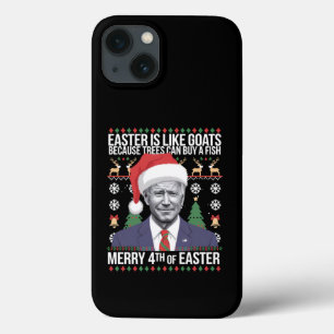 Case-Mate iPhone Case Joyeux 4 ème de Pâques Funny Biden Vilain Noël