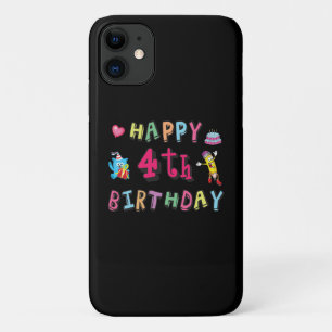Case-Mate iPhone Case Joyeux 4e anniversaire. 4 ans b-jour.