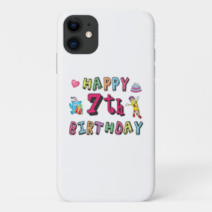 Case-Mate iPhone Case Joyeux 7ème anniversaire. 7 ans.