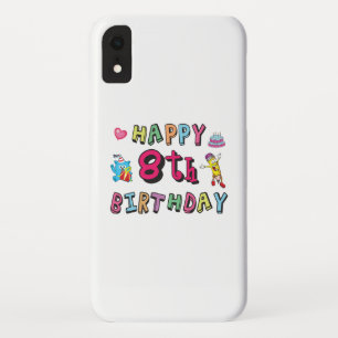 Case-Mate iPhone Case Joyeux 8e anniversaire. 8 ans b-jour.