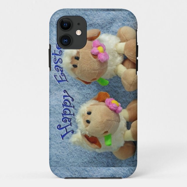 Coques Case-Mate iPhone Joyeux agneaux de Pâques (Dos)
