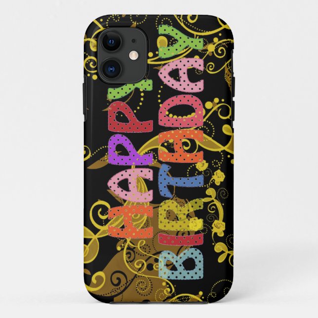 Coques Case-Mate iPhone Joyeux anniversaire (Dos)
