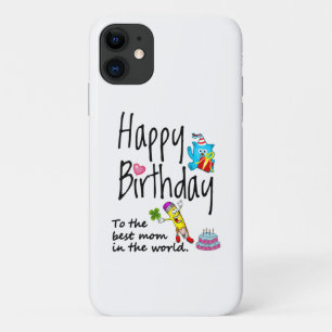 Case-Mate iPhone Case Joyeux anniversaire à la meilleure maman du monde