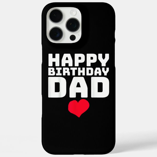Coques Case-Mate iPhone Joyeux Anniversaire Papa (Verso)