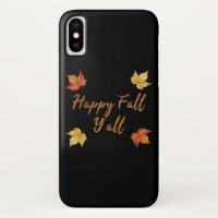 Joyeux automne Y'all Feuille d'érable d'automne