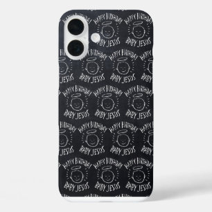 Coque Pour iPhone 16 Plus Joyeux bébé Jésus - tableau de Noël