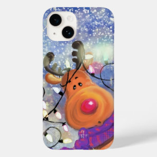 Coque Case-Mate iPhone Joyeux cadeau de Noël Reindeer