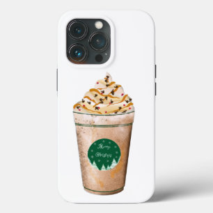 Case-Mate iPhone Case Joyeux Caramel de Noël en latte percé