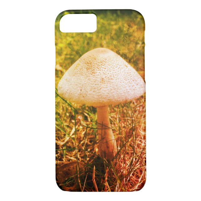 Coques Case-Mate iPhone Joyeux champignon naturel blanc (Dos)