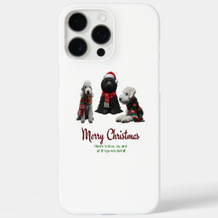 Coque iPhone 16 Pro Max Joyeux Chiens de Noël