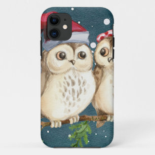Etui iPhone Case-Mate Joyeux Chouettes de Noël