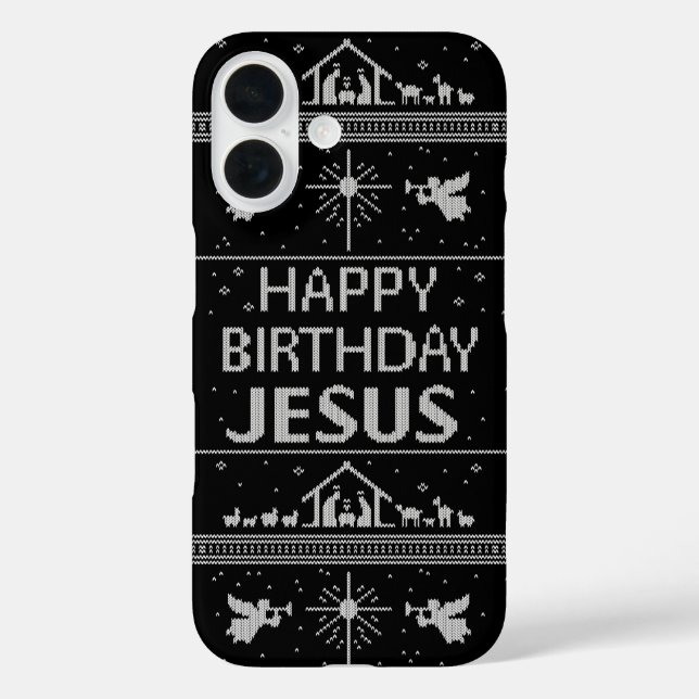 Coques Case-Mate iPhone Joyeux CHRISTmas Doux moche Religion Religion (Verso)