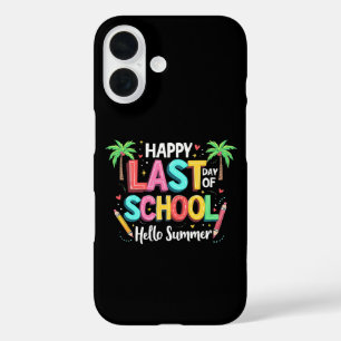 Coque Pour iPhone 16 Joyeux Dernier Jour De L'École Bonjour Été