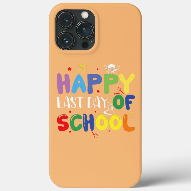 Coques Case-Mate iPhone Joyeux Dernier Jour d'École Enseignant Élève (Verso)