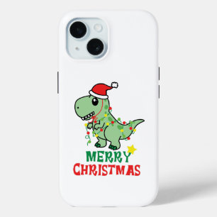 Coque Case-Mate iPhone joyeux dinosaure de noël