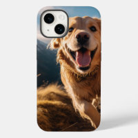 Joyeux Golden Retriever en cours