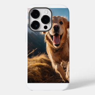 Coque Case-Mate iPhone Joyeux Golden Retriever en cours