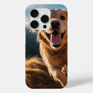 Coque Case-Mate iPhone Joyeux Golden Retriever en cours