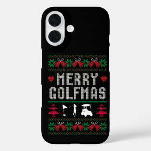 Coque Pour iPhone 16 Joyeux Golfmas Golf Golfing Golfeur Noël sale Cade