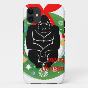 Coques Pour iPhone joyeux gorille de noël