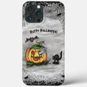Case-Mate iPhone Case Joyeux Halloween avec le Citrouille de chaume de c