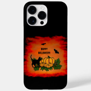 Coque Case-Mate iPhone Joyeux Halloween, Chat Noir, Chauve-souris et Citr